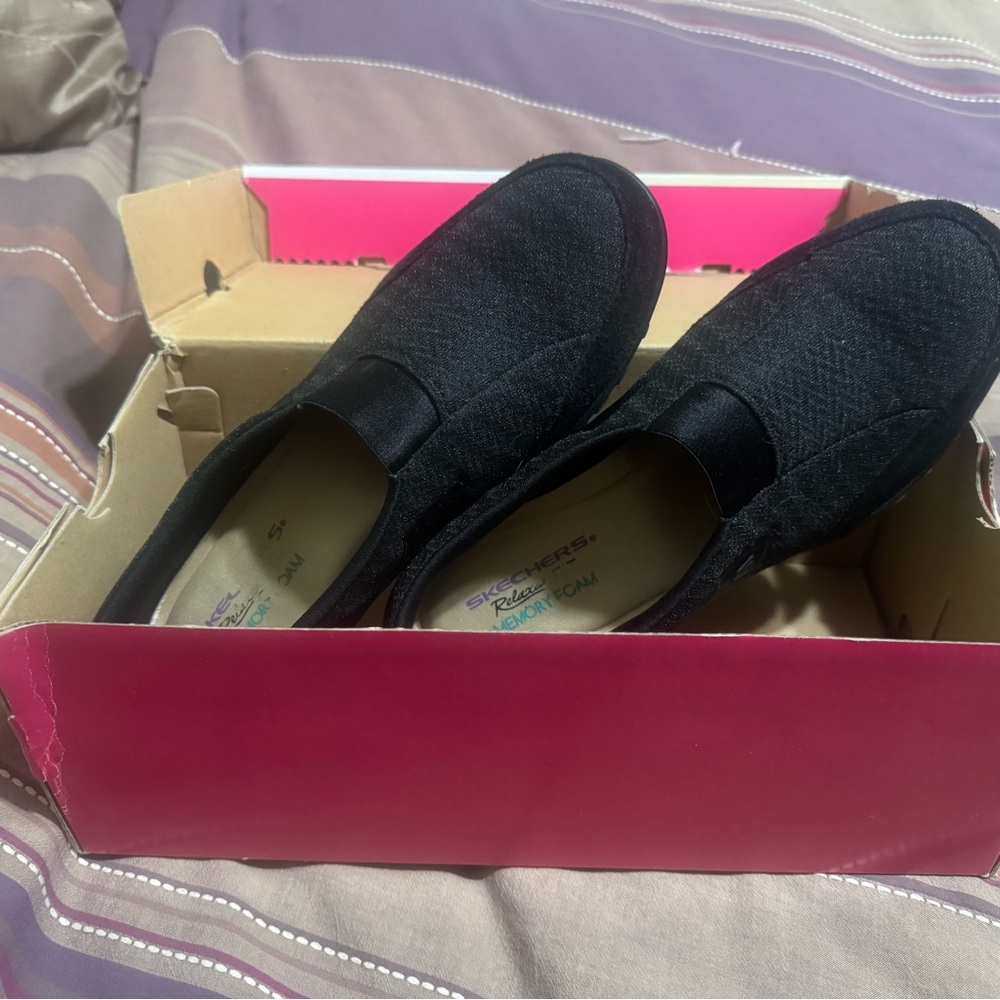 Skechers Women's Black Slip-On Shoes